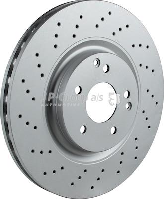 Front brake disc ventilated Jp Group 1363105400