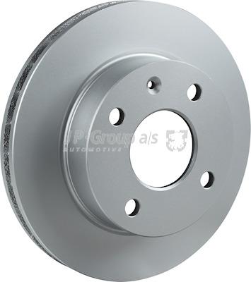 Front brake disc ventilated Jp Group 1563104900