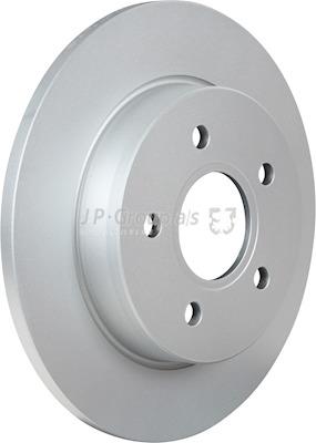 Rear brake disc, non-ventilated Jp Group 1563201700