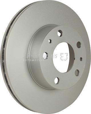 Front vented brake disc Jp Group 4163100900