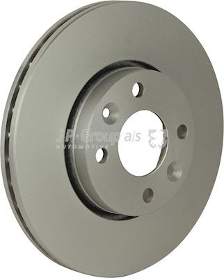 Front brake disc ventilated Jp Group 4363100800