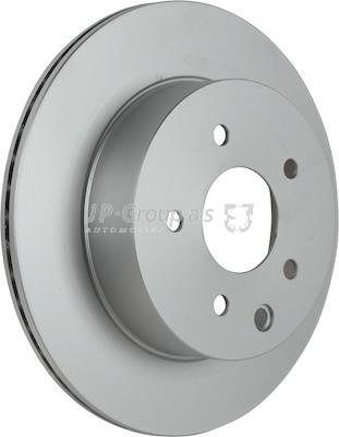 Rear ventilated brake disc Jp Group 4363200900