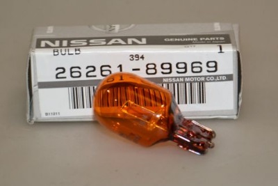 Nissan 26261-89969 Glow bulb yellow WY21W 12V 21W 2626189969