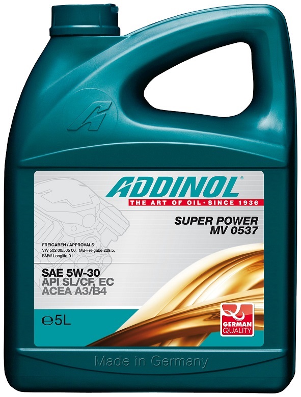 Addinol 4014766240460 Engine oil Addinol Super Power MV 0537 5W-30, 5L 4014766240460