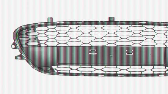 TYG CT07015GA Front bumper grill CT07015GA