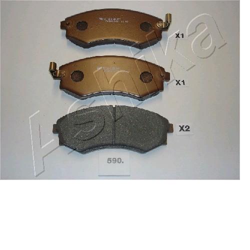 Ashika 50-05-591 Brake Pad Set, disc brake 5005591