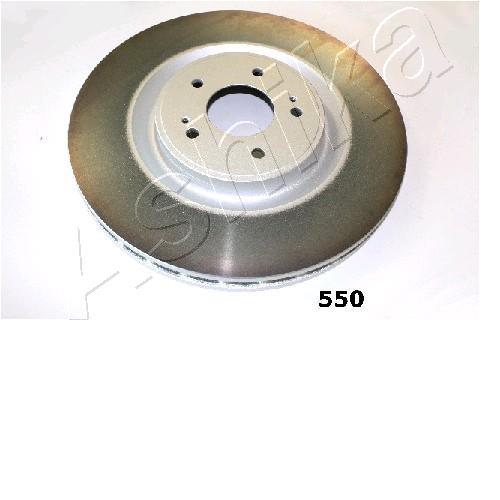 Ashika 6005550 Front brake disc ventilated 6005550