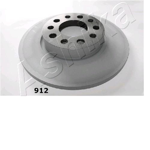 Ashika 6109912 Rear brake disc, non-ventilated 6109912