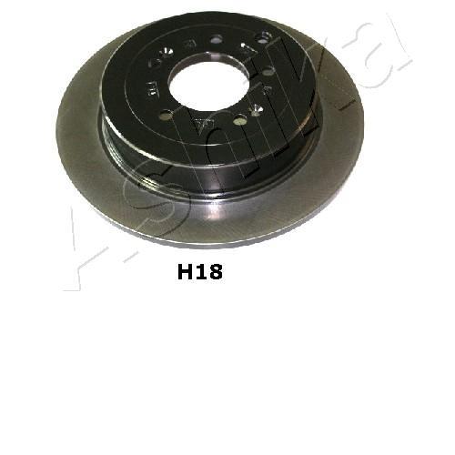 Ashika 61-0H-H18 Rear brake disc, non-ventilated 610HH18