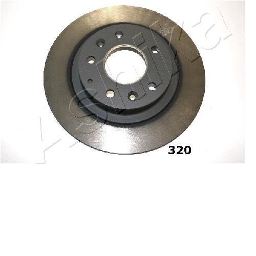 Ashika 61-03-320 Rear brake disc, non-ventilated 6103320