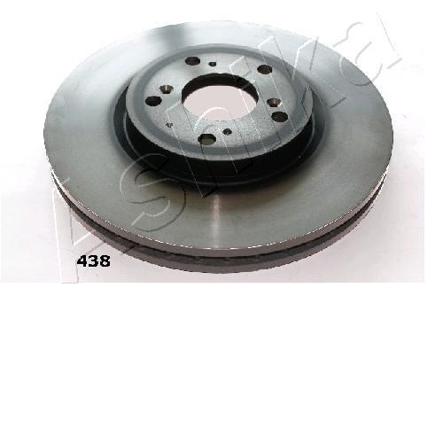 Ashika 60-04-438 Front brake disc ventilated 6004438