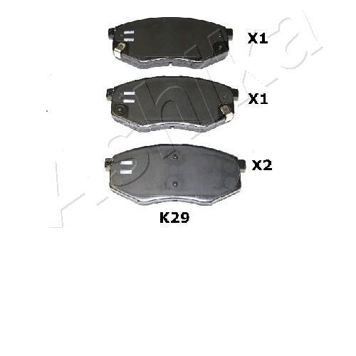 Ashika 50-0K-K29 Brake Pad Set, disc brake 500KK29