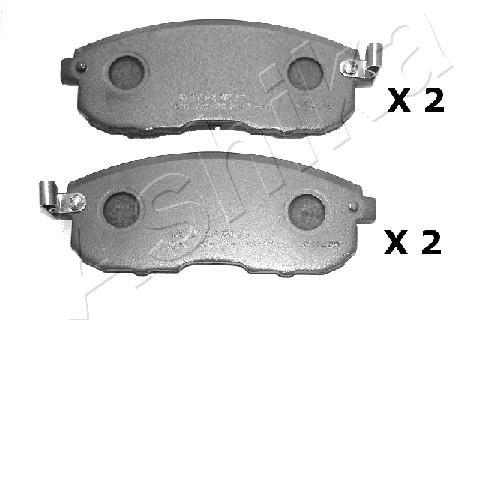 Ashika 50-01-165 Front disc brake pads, set 5001165