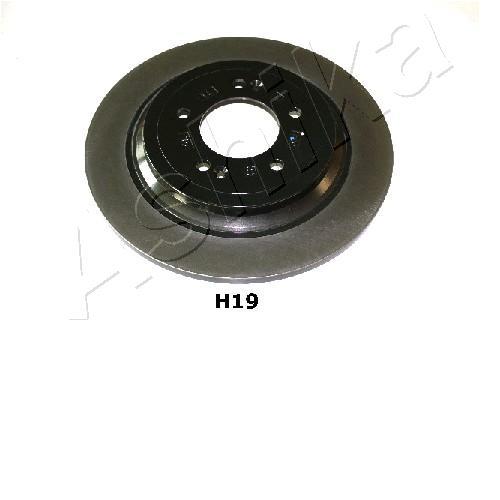 Ashika 610HH19 Rear brake disc, non-ventilated 610HH19