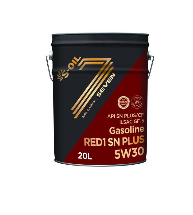 S-Oil SRSNPLUS53020 Engine oil S-Oil Seven Red #1 5W-30, 20L SRSNPLUS53020