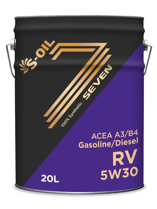 S-Oil SRV53020 Engine oil S-Oil SEVEN RV 5W-30, 20L SRV53020