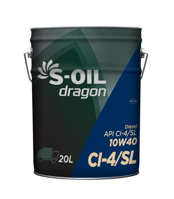 S-Oil DCI104020 Motor oil S-Oil DRAGON CI-4/SL 10W-40, 20 l DCI104020