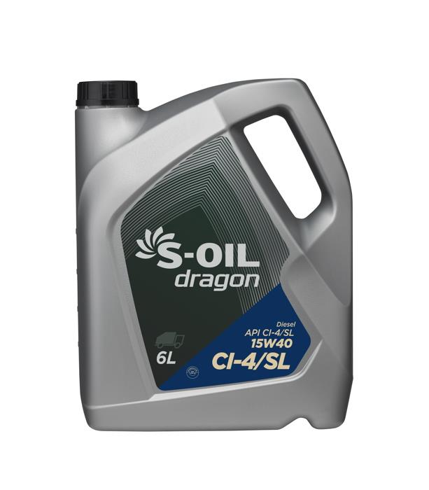 S-Oil DCI15406 Motor oil S-Oil DRAGON CI-4/SL 15W-40, 6 l DCI15406