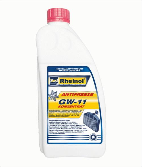 SWD Rheinol 39122.180 Cooling fluid SWD Rheinol Antifreeze GW11 Konzentrat, 1.5 L 39122180