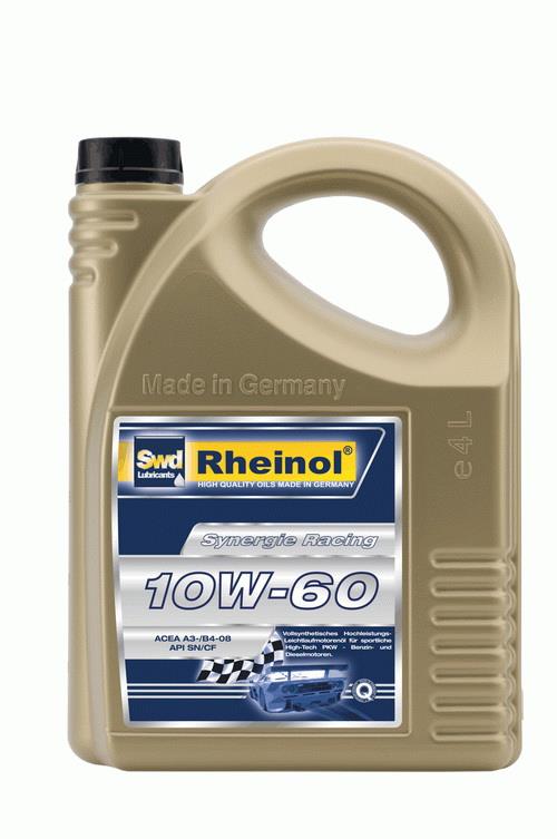 SWD Rheinol 31158.481 Engine oil SWD Rheinol Synergie Racing 10W-60, 4L 31158481