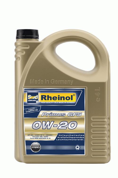 SWD Rheinol 31171.481 Engine oil SWD Rheinol Primus GF5 0W-20, 4L 31171481