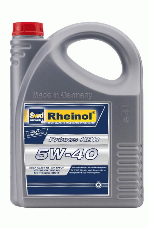 SWD Rheinol 31167.485 Engine oil SWD Rheinol Primus HDC 5W-40, 4L 31167485