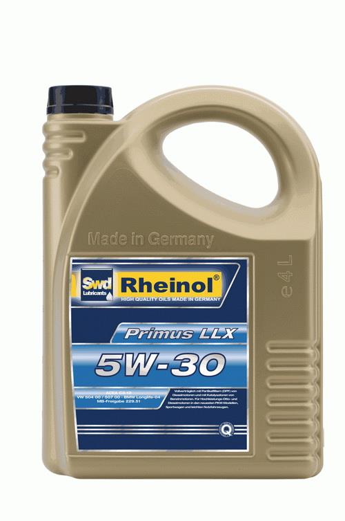 SWD Rheinol 31180.480 Engine oil SWD Rheinol Primus LLX 5W-30, 4L 31180480