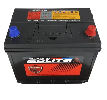 Solite R 85D26L Battery Solite r 12V 75AH 650A(EN) R+ 85D26L