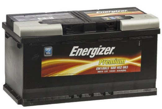 Energizer 600 402 083 Battery Energizer Premium 12V 100AH 830A(EN) R+ 600402083