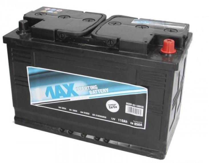 4max 0608-03-1005Q Battery 4max Ecoline 12V 110AH 850A(EN) R+ 0608031005Q