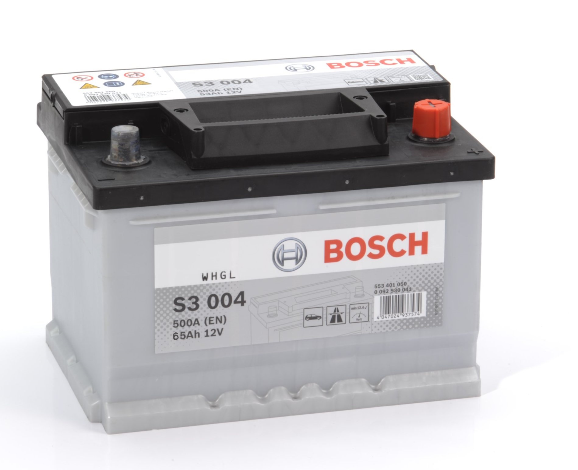 Bosch 0 092 S48 017 Battery Bosch 12V 65Ah 500A(EN) L+ 0092S48017
