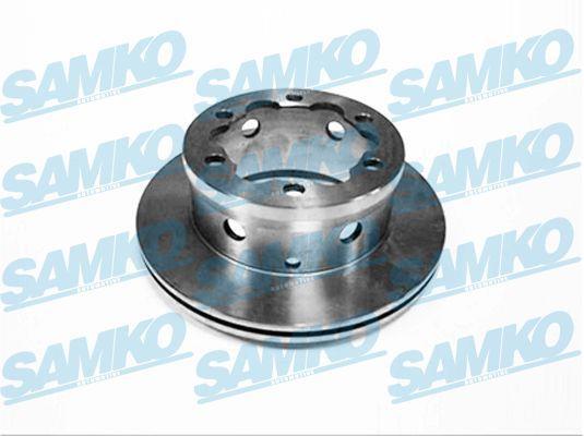 Samko V2444V Rear ventilated brake disc V2444V