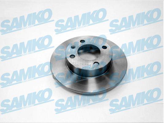 Samko V2443P Rear brake disc, non-ventilated V2443P