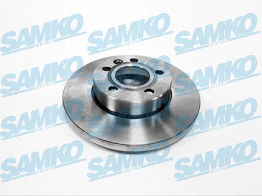 Samko V2381P Unventilated front brake disc V2381P