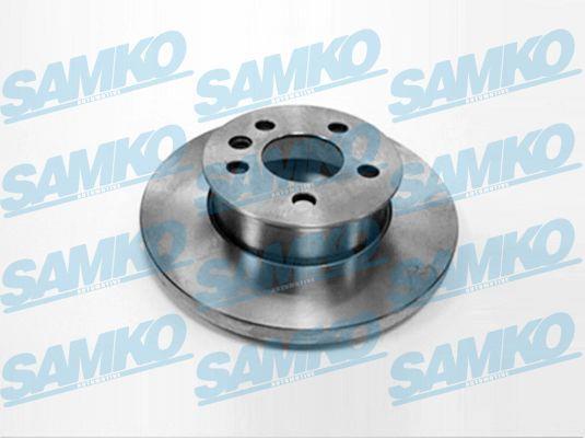 Samko V2361P Unventilated front brake disc V2361P