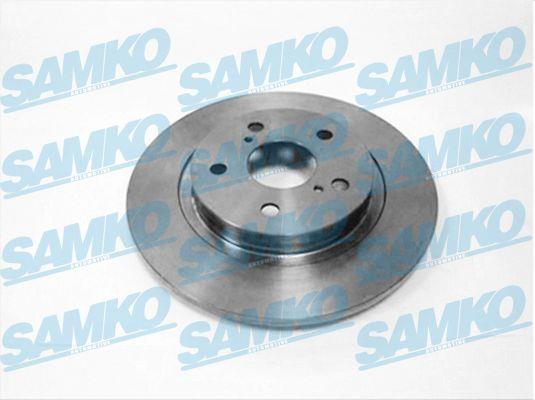 Samko T2060P Rear brake disc, non-ventilated T2060P