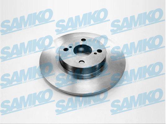 Samko T2055P Rear brake disc, non-ventilated T2055P