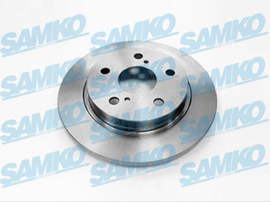 Samko T2049P Rear brake disc, non-ventilated T2049P