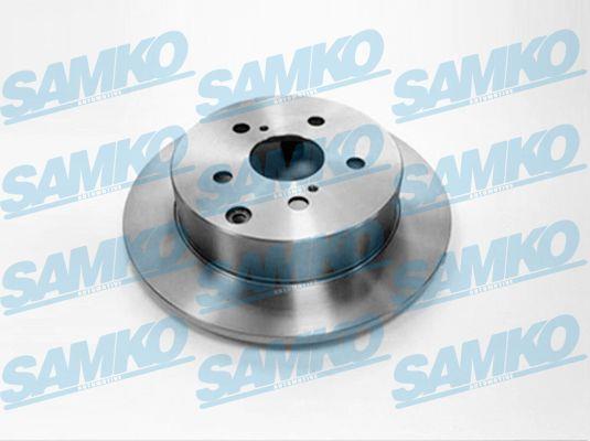 Samko T2039P Rear brake disc, non-ventilated T2039P