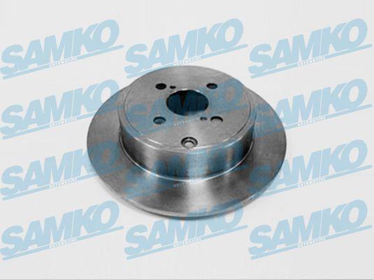 Samko T2026P Rear brake disc, non-ventilated T2026P