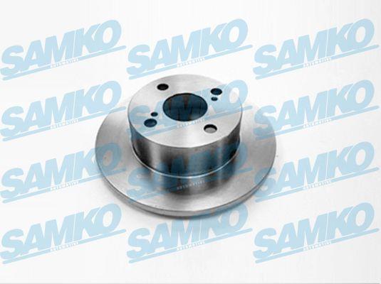 Samko T2025P Rear brake disc, non-ventilated T2025P