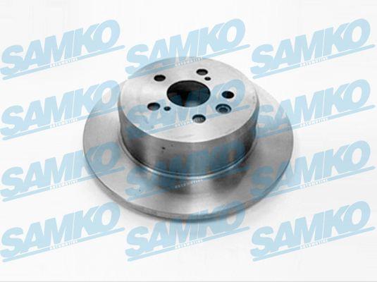 Samko T2020P Rear brake disc, non-ventilated T2020P