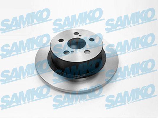 Samko T2013P Rear brake disc, non-ventilated T2013P