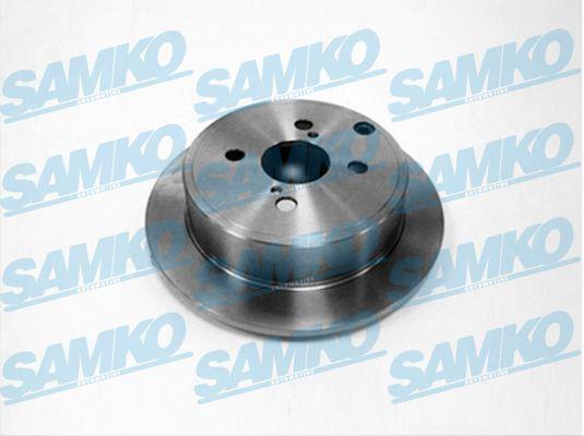 Samko T2010P Rear brake disc, non-ventilated T2010P