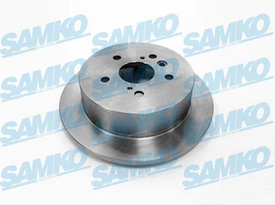 Samko T2008P Rear brake disc, non-ventilated T2008P