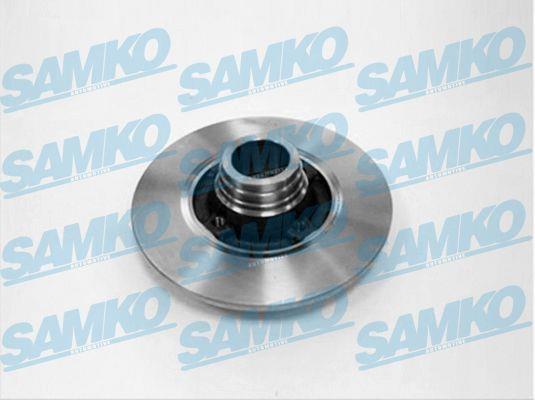 Samko R1391P Rear brake disc, non-ventilated R1391P
