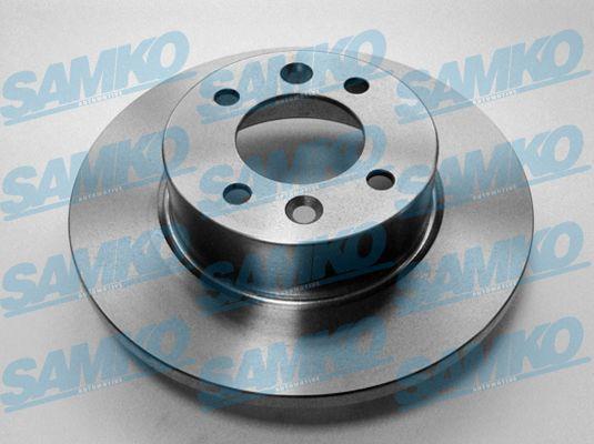 Samko R1191P Rear brake disc, non-ventilated R1191P