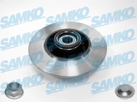 Samko R1055PCA Rear brake disc, non-ventilated R1055PCA