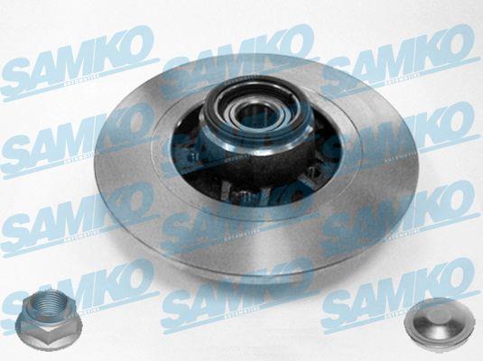 Samko R1033PCA Rear brake disc, non-ventilated R1033PCA