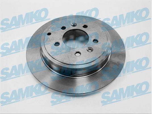 Samko P1271P Unventilated brake disc P1271P